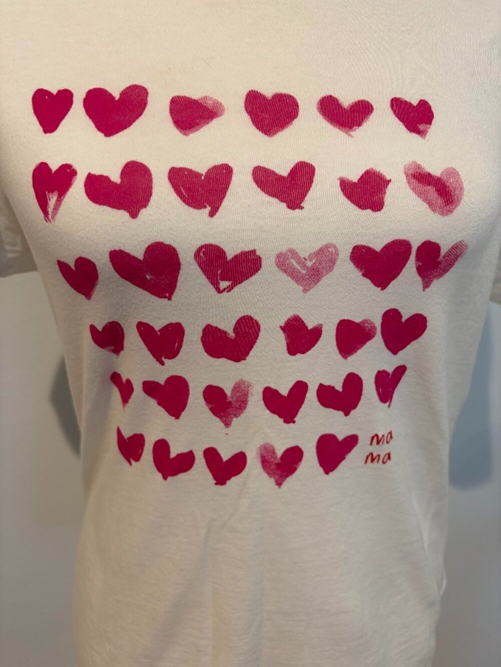 J. Crew "Mothers Day" Heart Graphic Tee Sz XS